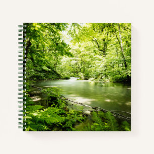 tief in den Wald Notizbuch