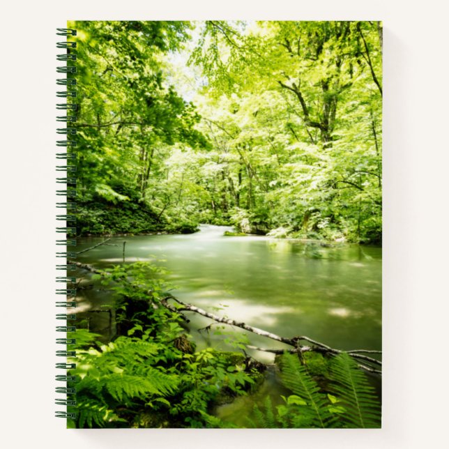 tief in den Wald Notizbuch (Vorderseite)