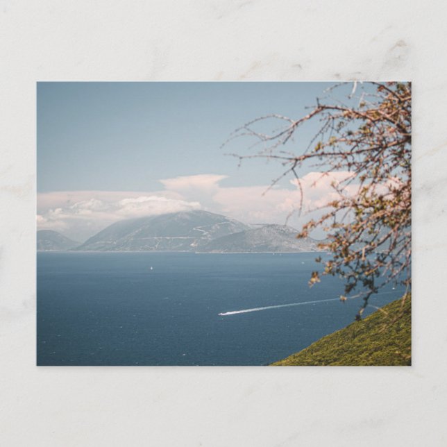 TIEF IN DIE NATUR FEIERTAGSPOSTKARTE (Vorderseite)