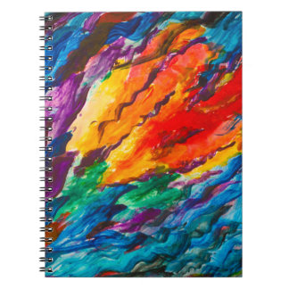 tief in die unbekannte Abstraktion, Kunst, Hinterg Notizblock