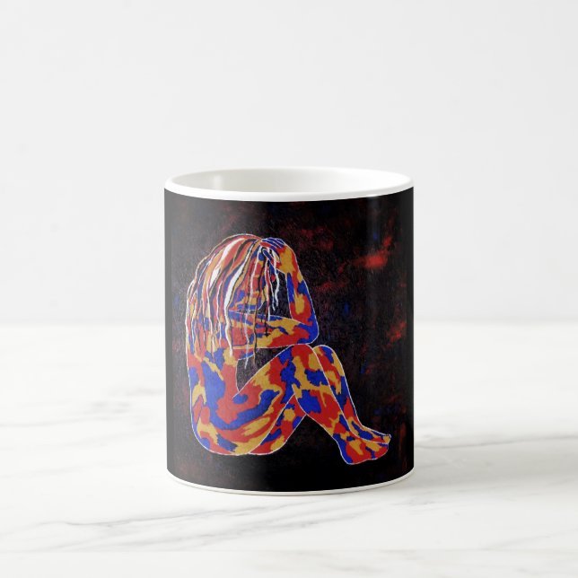 tief in Gedanken Tasse (Mittel)