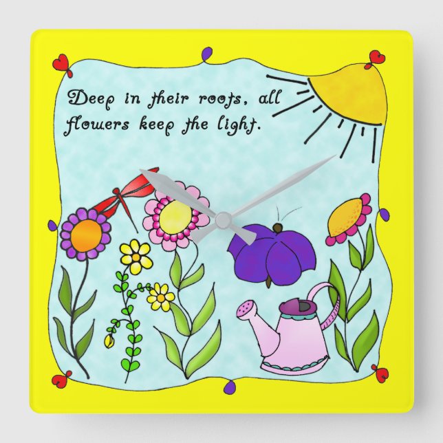 Tief in ihrer Roots Square Uhr (Vorderseite)