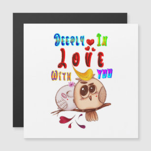 tief in Liebe mit Ihnen Magnetkarte