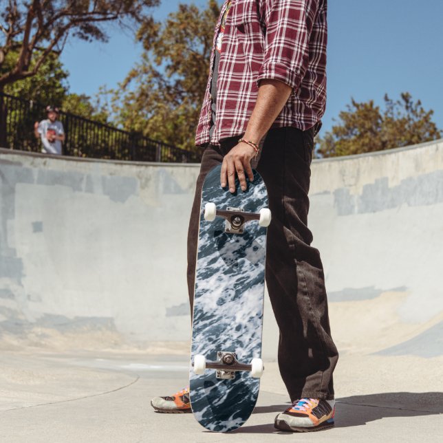 Tief Karibik Meeres Vibes 1 Skateboard (Außenbereich 2)