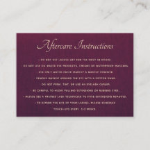 Tief Lila AfterCare für Lash-Erweiterungen