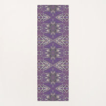 Tief Lila Jugendstil-Deko Kaleidoskopisches Frakta