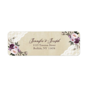 Tief Lila Peonies Blumenhochzeit