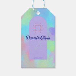 Tief Lila Soft Wedding Stuff Geschenkanhänger