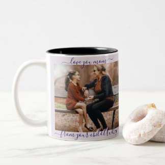 Tief Lila Violetten Muttertagsfeier Tasse