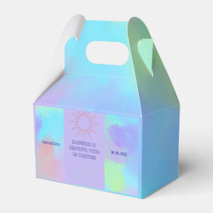 Tief Lila weiche Schicht Geschenkschachtel