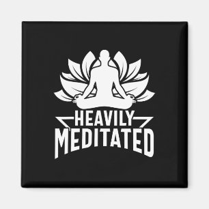 Tief meditierte Yoga-Meditation Lotus Namaste Bu Magnet