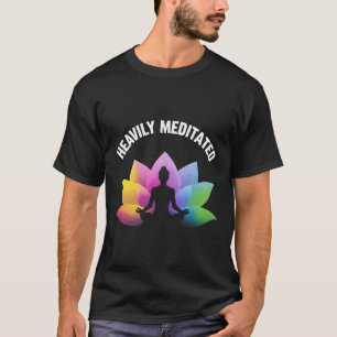 Tief meditierter Yoga-Lotus-Entspannungs-Lanzen-Ze T-Shirt