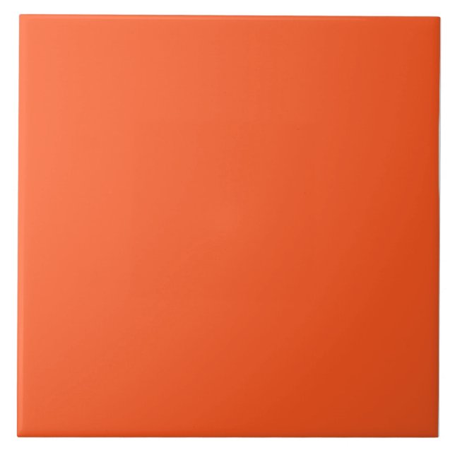 Tief orange Farbe Fliese (Vorderseite)