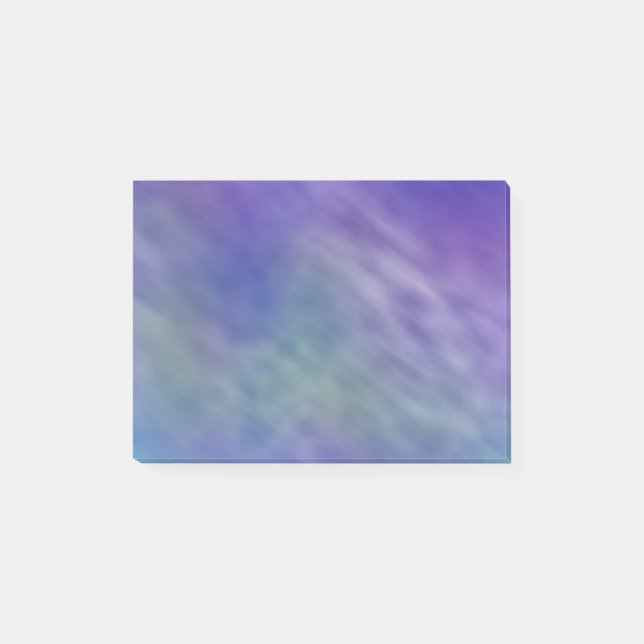 Tief-Regenbogenfarbener Himmel Hintergrund Post-it Klebezettel (Vorderseite)