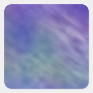 Tief-Regenbogenfarbener Himmel Hintergrund Quadratischer Aufkleber