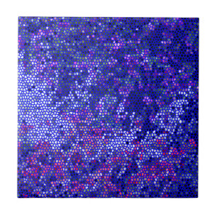 TIEF REICH LILA, BLAU, PINK, TINTENDOTS FLIESE