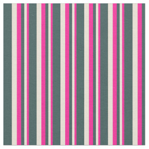 Tief rosa, Bisque und Dunkelschiefer grau gefärbt Stoff