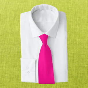 Tief rosa Farbe Krawatte