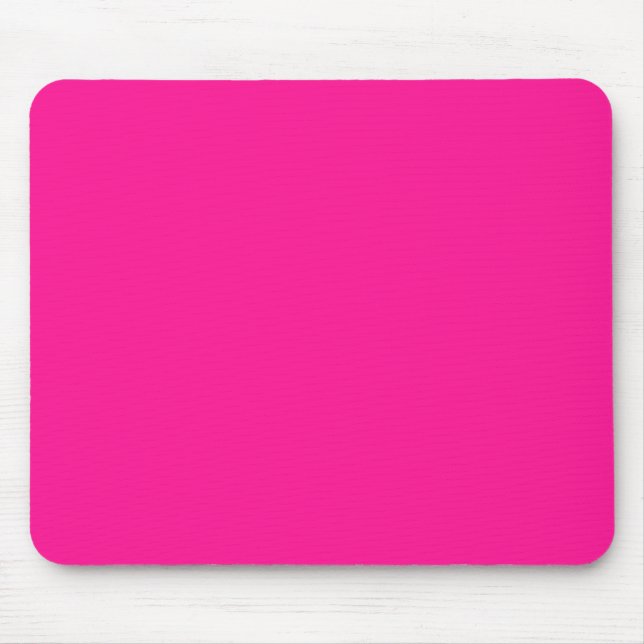 Tief rosa Farbe Mousepad (Vorne)