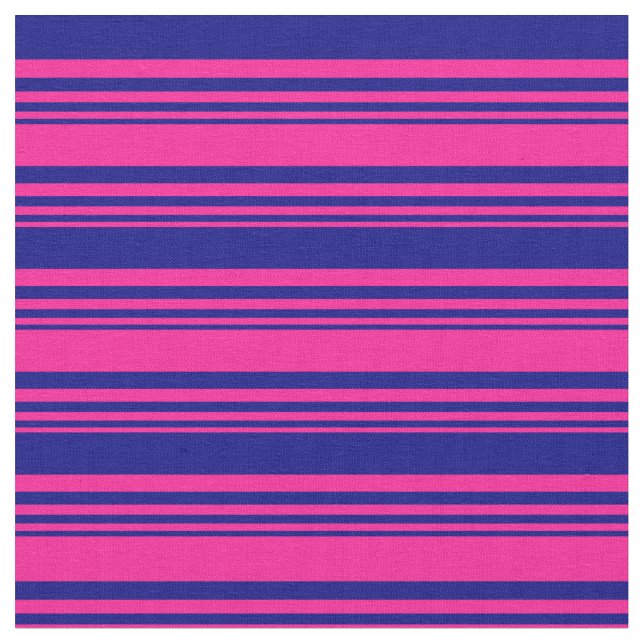Tief rosa und blau gefärbtes Muster Stoff (Nahaufnahme)