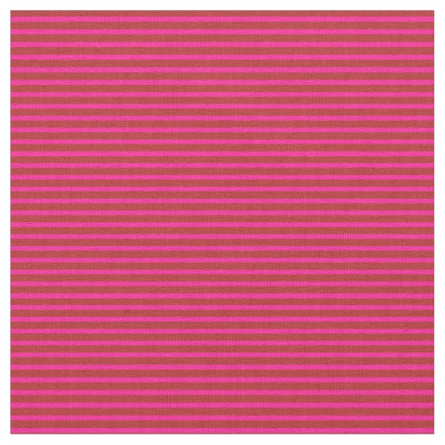 Tief rosa und rotes Muster/Streifen Stoff (Nahaufnahme)