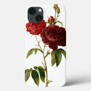 Tief rote Vintage Rose malen iPhone 13 Hülle