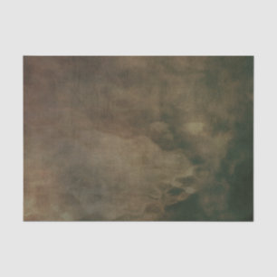 Tief umbrabraunes, zerknittertes Pergamentpapier Seidenpapier
