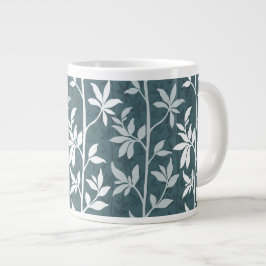 Tief Waldhauch Moderne Botanische Silhouette Jumbo-Tasse