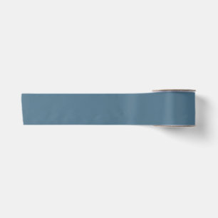 Tiefblau einfarbig satinband