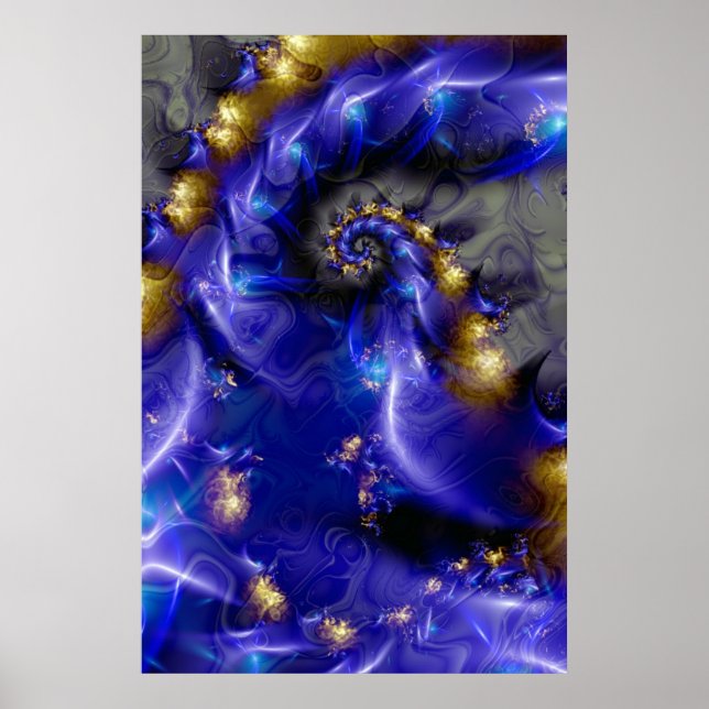 Tiefblau. Poster (Vorne)