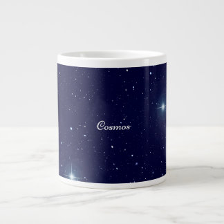Tiefblaue Kosmische Sternenhimmel-Tasse Jumbo-Tasse