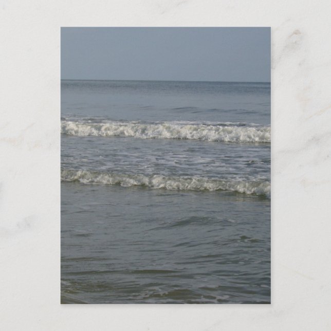 Tiefblaue Meere Postkarte (Vorderseite)