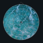 Tiefblaue Ozeanwellen Dartscheibe<br><div class="desc">Das Abstürzen tiefblauer Ozeanwellen schafft natürliche Muster. Der Sommerstrand liegt in Hawaii,  im Mittelmeer und an anderen Badeorten. Perfektes Design oder Geschenk für einen besondere Anlass.</div>