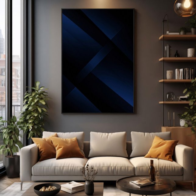 Tiefblaue Tiefe Leinwanddruck (Von Creator hochgeladen)