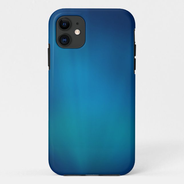 Tiefblaues Unterwasser-Glow Case-Mate iPhone Hülle (Rückseite)