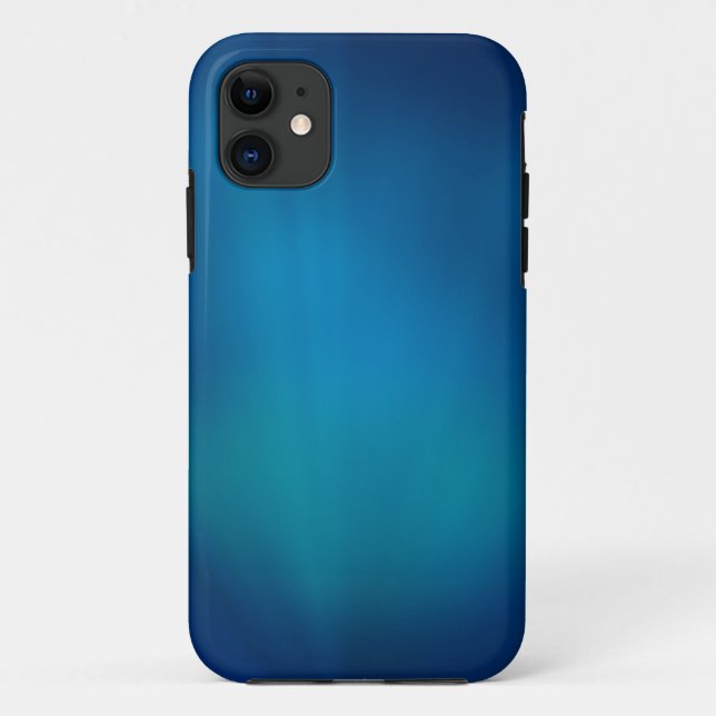 Tiefblaues Unterwasser-Glow Case-Mate iPhone Hülle (Rückseite)