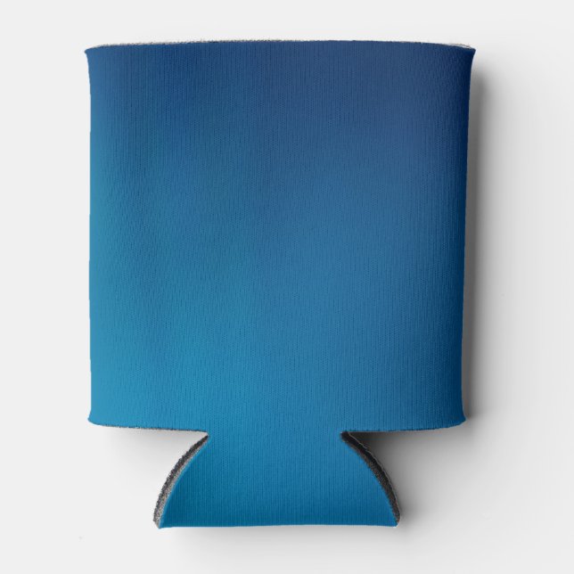 Tiefblaues Unterwasser-Glow Dosenkühler (Vorderseite)