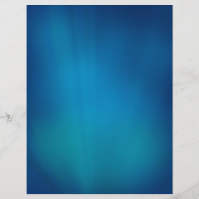 Tiefblaues Unterwasser-Glow Flyer (Vorne)