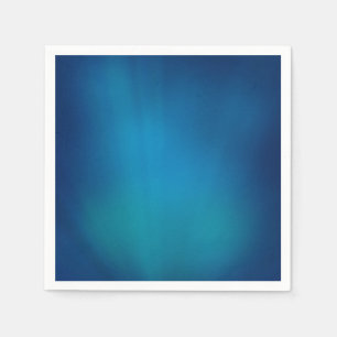 Tiefblaues Unterwasser-Glow Serviette