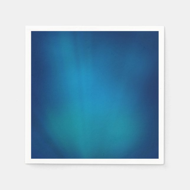 Tiefblaues Unterwasser-Glow Serviette (Vorderseite)