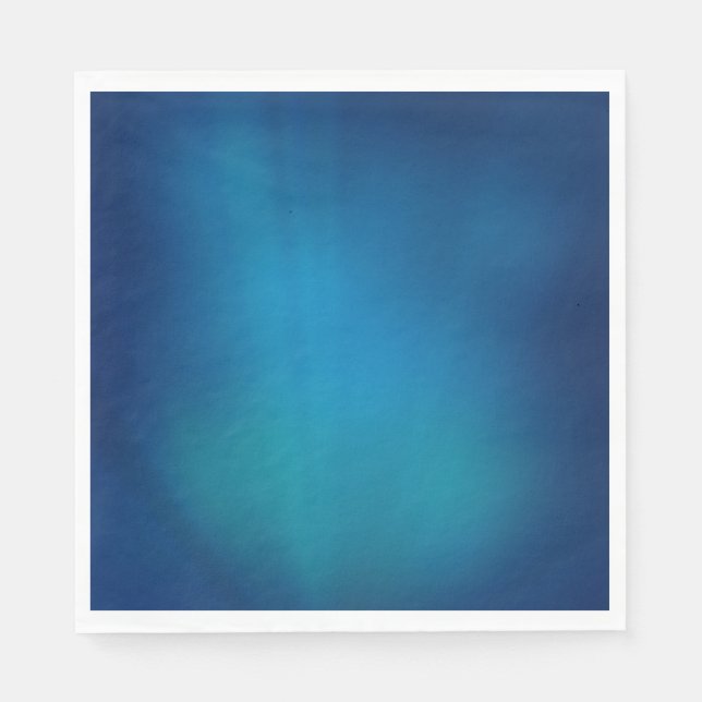 Tiefblaues Unterwasser-Glow Serviette (Vorderseite)