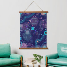 Tiefe blaue Träume abstrakte Kunst