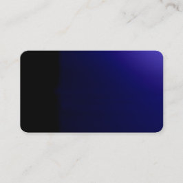 Tiefe blaue ungewöhnliche visuelle visitenkarte