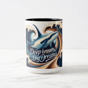 Tiefe Brüche, große Träume Tasse