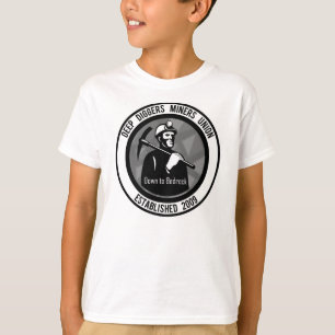 Tiefe Gräber-Bergmann-Gewerkschaft 2009 unten zum T-Shirt
