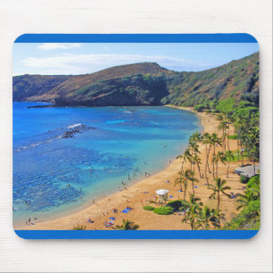 Tiefe Hanauma Bucht 3, Honolulu, Oahu, Hawaii Mousepad