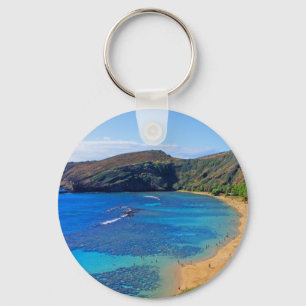 Tiefe Hanauma Bucht, Honolulu, Oahu Schlüsselanhänger