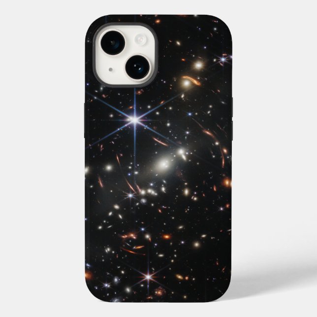 Tiefe Infrarotbild des Universums | JWST Case-Mate iPhone Hülle (Rückseite)