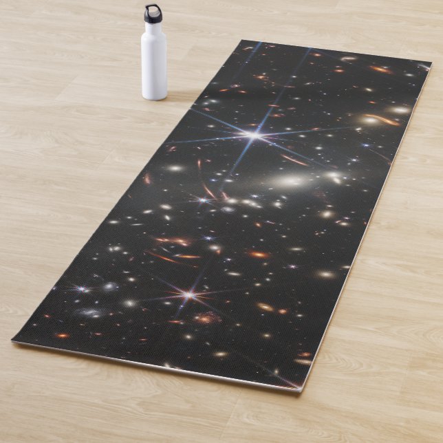 Tiefe Infrarotbild des Universums | JWST Yogamatte (Beispiel)