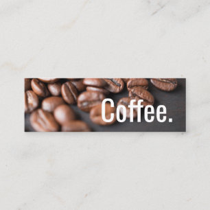 Tiefe Kaffeebohnen Einfache Oswald Lochkarte Treuekarte